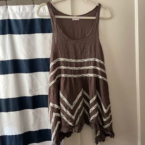 NWOT Free People Voile Lace Trapeze Slip
